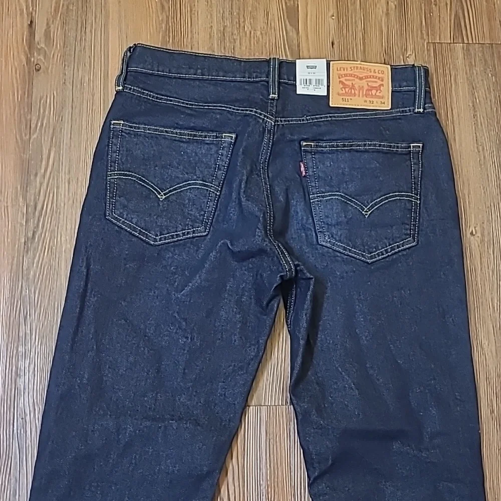 Levi's Men's Slim Jeans - Dark Blue new for men‎ zise32×34.